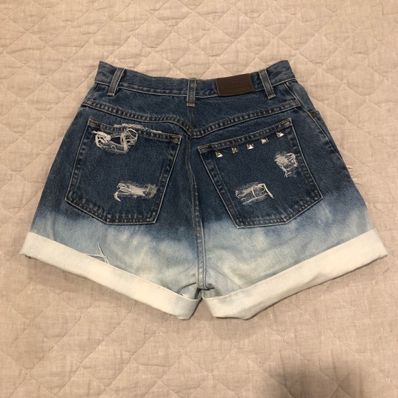 Levi's Pants - Handmade distressed denim shorts